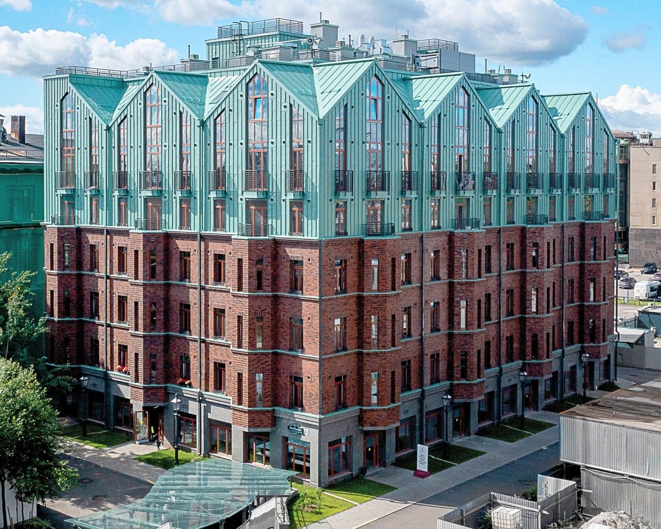 ЖК «Гроссхаус» (Московский район) — панорама корпуса и окружение, застройщик ГК «Модуль-Стройград», фото 4